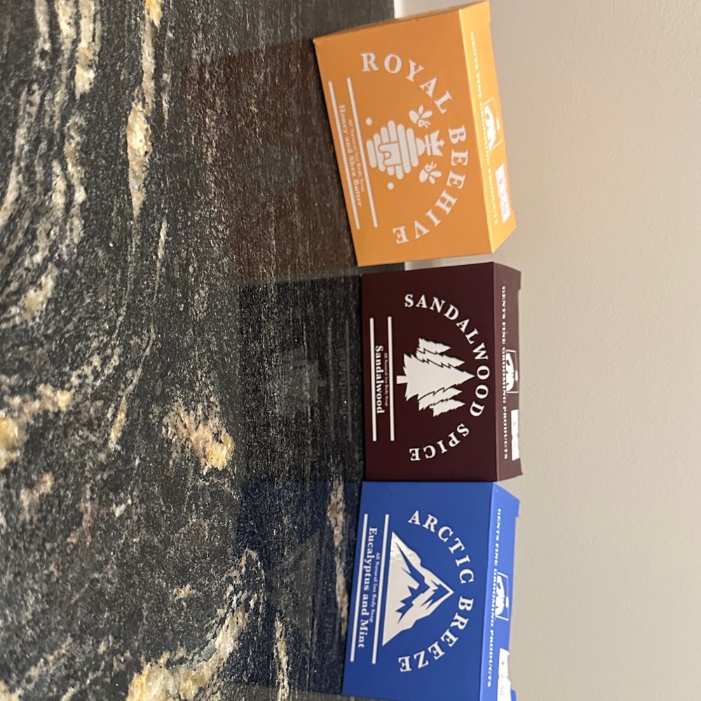 Gents Men Grooming Cleanser Set - Brown, Blue, Black